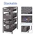 Simple Trending 2 Tier Under Sink Cabinet Organizer with Sliding Storage Drawer, Desktop Organizer for Kitchen Bathroom Office, Stackbale, Bronze