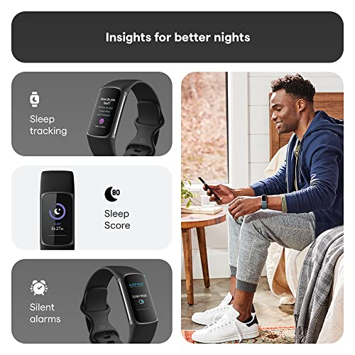 Fitbit Charge 5 Advanced Health & Fitness Tracker with Builtin GPS