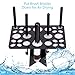 DUcare 26 Mix Size Makeup Brush Rack Holder Air Drying Tower Organizer Tools (Black)