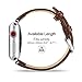 Benuo Leather Band for Apple Watch 44mm 42mm, [Vintage Series] Premium Genuine Leather Strap for Apple Watch Series 4/ 3/ 2/ 1/Edition/Sport, Classic Replacement with Secure Buckle