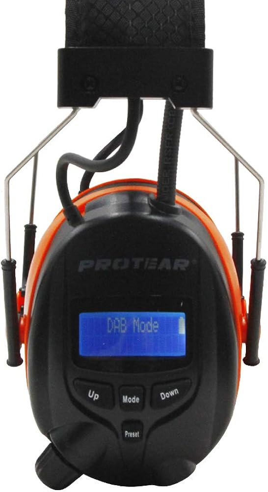 PROTEAR Bluetooth 5.3 Ear Defenders with DAB/DAB+ FM Radio,Rechargeable Electric Safety Earmuffs with Hands-Free Calling,SNR 30dB - Image 3