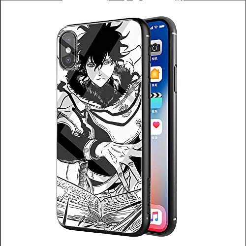 YAOYANG LY-6 Anime Black Clover Designed for iPhone 11 Tempered Glass TPU Dust-Proof Abrasion Resistance impact Resistance Protective Case