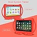 Xgody T702 7 Inch HD Kids Tablet PC Quad Core Android 8.1 1GB RAM 16GB ROM Touch Screen with WiFi Pre-Loaded 3D Game Dual Camera Red