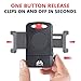 Morvelli Bike Phone Mount Fits iPhone 6s, 6s Plus, iPhone 7, 7 Plus, Galaxy S8, S7, S6, S5, GPS Device Holds Phones Up To 3.94
