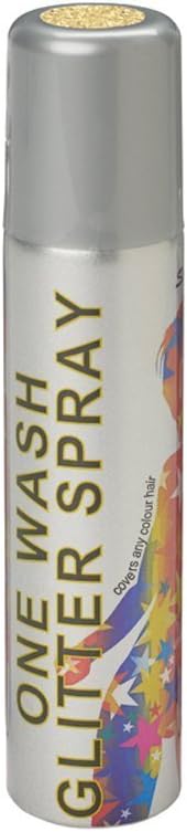 Stargazer Glitter Hair Spray Gold 75ml Temporary Washable Sparkle STGSGS116-GOLD
