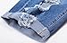 roswear Women's Ripped Denim Mid Rise Stretchy Bermuda Shorts Jeans Denim Large