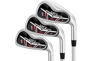 COOLO Game Improvement Golf Irons Set(5/6/7/8/9/P) for Petite Women, Graphite Shaft, Right Handed.