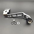 XKH- Motorcycle Chrome Billet Rear Brake Lever Brake Pedal Foot Lever 3 Hollow-Out Compatible with 2014-later Touring Trike Road King Street Glide CVO Tri Glide Freewheeler FLRT FLHR [B01JA1Y4GU]