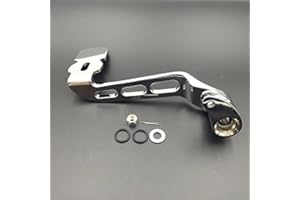 HTT Motorcycle Chrome Rear Brake Lever Brake Pedal Foot Lever Three-Hollow-Out Fit 2014-later Touring Trike (Street Glide/CVO/Tri)