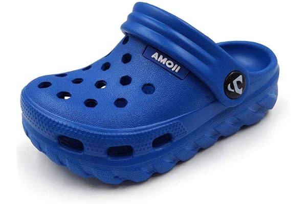 AMOJI Kid Garden Clog Toddler Slip On Sandals Shoes Indoor Outdoor Slipper