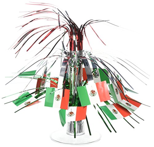 Mexican Flag Mini Cascade Centerpiece Party Accessory (1 count) (1/Pkg)
