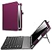 Fintie iPad 9.7 2018 2017 / iPad Air 2 / iPad Air Keyboard Case - Folio Stand Cover with Removable Wireless Bluetooth Keyboard for Apple iPad 6th / 5th Gen, iPad Air 1/2, Purple