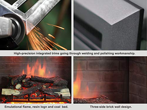 PuraFlame Western Electric Fireplace Insert - Image 7