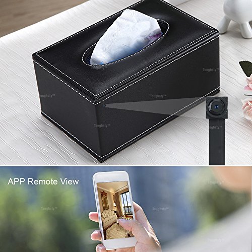 Toughsty 16GB 1280x720P HD Mini WiFi Hidden Camera Module FPV Camera Motion Activated Video Recorder DV Camcorder Support Android iPhone APP Remote View