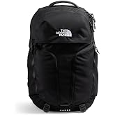 The North Face Women's Surge Commuter Backpack, Blk/Blk-NPF, OSFA | Everyday Travel Bag, Laptop Sleeve, Water-Repellent