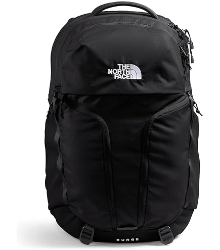 Amazon.com: The North Face Surge, Tin Grey Dark Heather/TNF Black