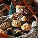 Sumind Christmas Sitting Snowman Tabletop Doll for Christmas Centerpieces Table Fireplace Decor Ornament Home Party Decoration Xmas Figurines