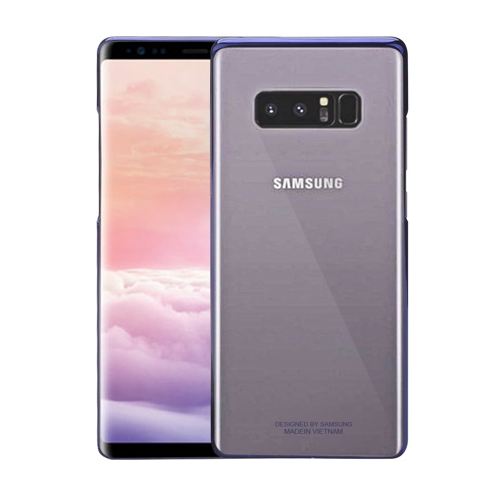 Phone Case for Note 8,Slim Crystal Clear Protective Cover Case with Colorful Frame for Samsung Galaxy Note 8