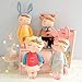 Plush Baby Bunny Doll Girl Gifts Soft First Dolls Easter Angela Girls Toy Grey 13 Inches + Gift Bag