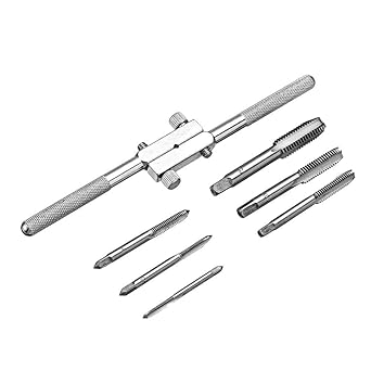 6 unids M4-M12 rosca grifo mano con llave de grifo ...