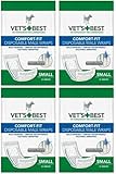 Vet's Best Veterinarian's Best Comfort-fit 12 Count Disposable Male Wrap, Small (Overall Count of 48)
