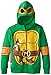 Teenage Mutant Ninja Turtles Little Boys Character Hoodie, Shell Green, 4