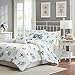 Harbor House Cozy Cotton Comforter Set - Coastal, All Season Down Alternative Casual Bedding with Matching Shams, Decorative Pillows, Beach House, Reversible Seashell Blue Full(80