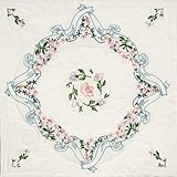 Fairway 95306 Stamped Quilt Block, 18 by 18-Inch, Ribbon and Bows, 6-Pack