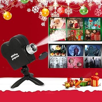 Halloween proyector de Ventana de Navidad, Wonderland ...