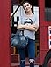 Vantoo Distressed Unisex Denim Handbag Shoulder Bag with Two Pockets for Men and Women