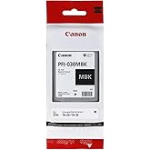Canon Genuine PFI-030 MBK Matte Black Ink Cartridge 55ml, Compatible with imagePROGRAF TA-20 and TA-30 Printer
