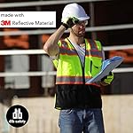 Dib-Safety-Vest-Reflective-with-Pockets-and-Zipper-High-Visibility-Mesh-ANSI-Class-2-Made-with-3M-Reflective-Tape-Yellow-and-Black-L
