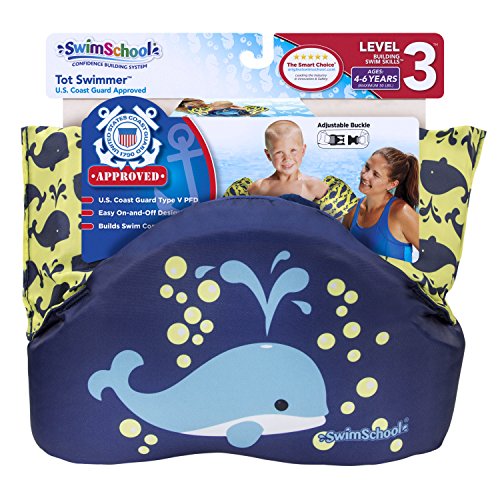 image for SwimSchool USCG Approved TOT Swimmer, Arm Floaties, Puddle Jumper, Typ