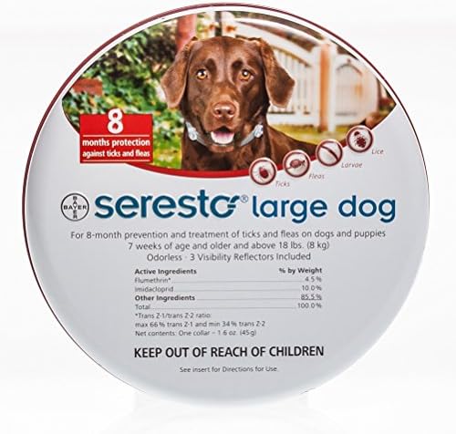 Seresto Large Dog Flea and Tick Collar (over 18 lbs)