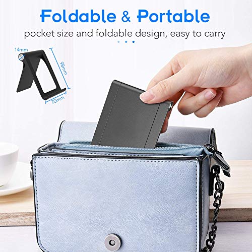 Alimu Cell Phone Stand Holder Desk Dock Compatible Phone X 8 7 6 Plus XS XR Max 6S 5,Pad Mini Pro Air, Samsung Galaxy S10 S9 S8 S7 Edge Plus S6, Smartphone Holder for Desktop Adjustable Foldable