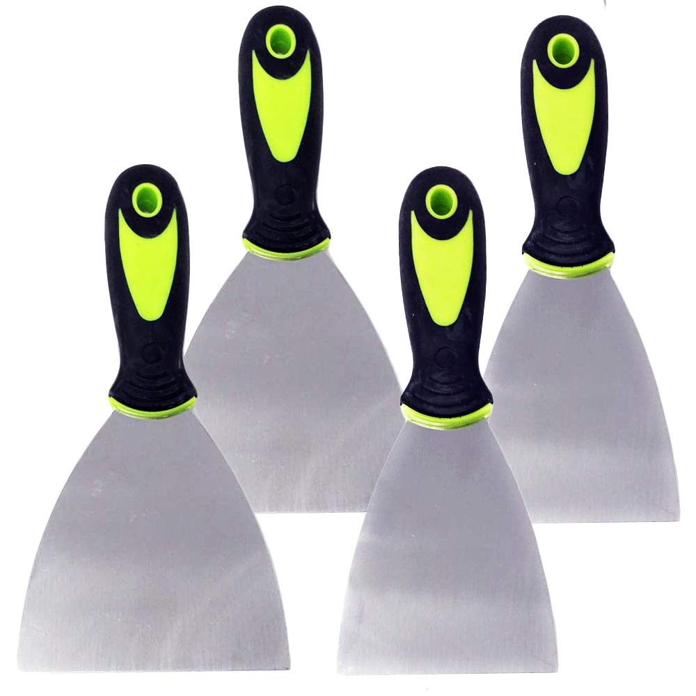 4 Piece Set Spatula Scraper Space Home Paint Scraper Wide Set of 4