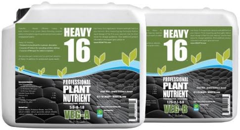 10-Liter - Veg B - Veg Nutrient - NPK 1.25-2.7-5.8 - Heavy 16 VEGB10L