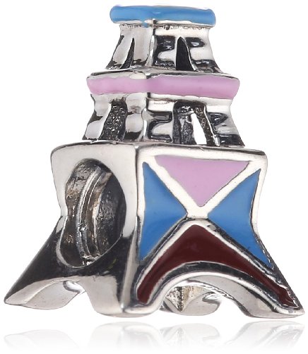 Authentic Chamilia Disney Small World Collection - Paris Bead * Sterling Silver 2020-0660