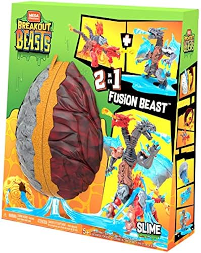 Mega Construx Breakout Beasts 2-in-1 Fusion Beast Construction Set