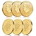 6 Pack - Donald Trump Gold Coin Token 2018 Gold Plated Collectible 45th President of the United States Original Design