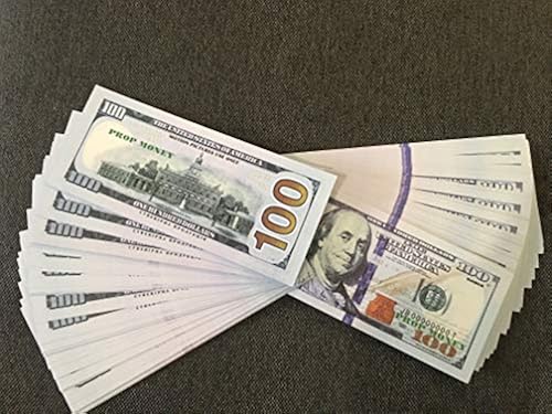 LBSProp Prop Money 100 Dollars Bills for Poker Copy Money for Game