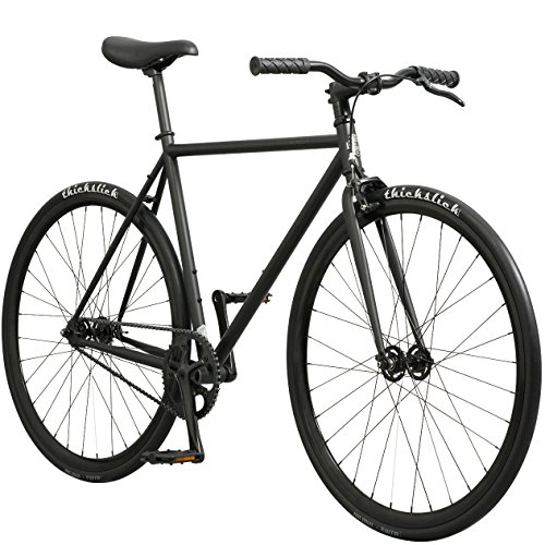 Pure Fix Original Fixed Gear Single Speed Bicycle, Amaru Matte Black, 50cm/Small