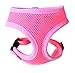 FUNPET Soft Mesh Dog Harness No Pull Comfort Padded Vest for Small Pet Cat and Puppy Pink XS
