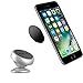 ICONFLANG Magnetic Car Holder Unique Magnetic Sitck Car Mount, Compatible with Most Case and Cell Phone – with 2 Metal Plates - Silver