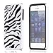 iPhone 5 White Black Dual Layer Zebra Hybrid Soft Silicone Hard PC Case Cover