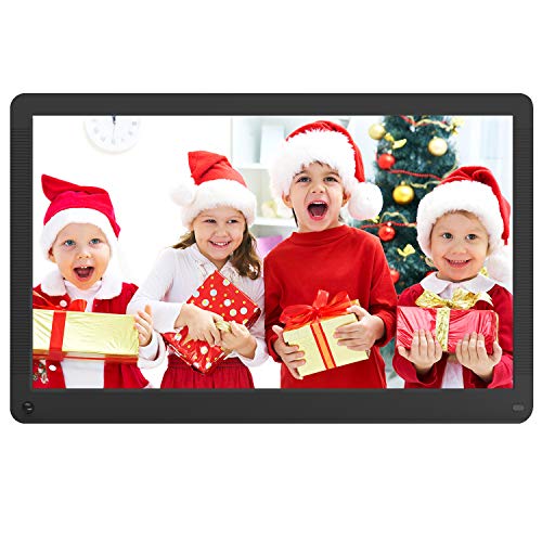 Atatat Digital Photo Frame 17.3 Inch IPS Screen Motion Sensor 1920×1080 High Resolution, Digital Picture Frame Support 1080P Video/Music/Slide Show/Continue Playback/Adjustable Brightness/Auto Rotate