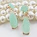 Simulated Druzy Dangle Earrings for Women - Gold, Silver, or Rose Gold Tone Boho Earrings for Women