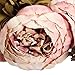 KINGSO Artificial Peony Silk Flowers Bouquet Home Wedding Decoration