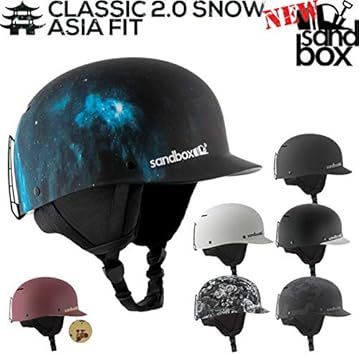 Amazon Sandbox サンドボックスヘルメット Classic 2 0 Snow Asia Fit クラシック スノー アジアン フィット ツバ付き ウェイク スノーボード スケート スキー メンズ レディ Sandbox サンドボックス ヘルメット