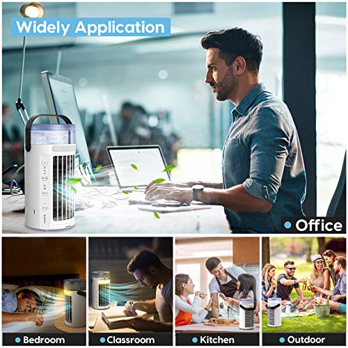 Portable Air Conditioner Fan, MAXROCK Portable AC Personal Mini Air